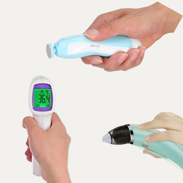 Pack Bébé 3en1: Thermomètre + Lime + Mouche Bébé – كلشي تحتاجيه لطفلك في باك واحد”