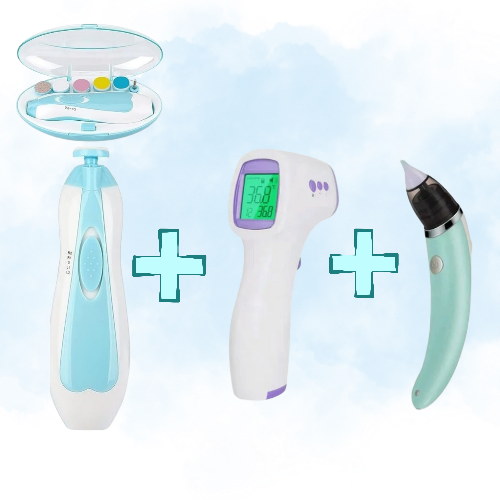 Pack Bébé 3en1: Thermomètre + Lime + Mouche Bébé – كلشي تحتاجيه لطفلك في باك واحد”